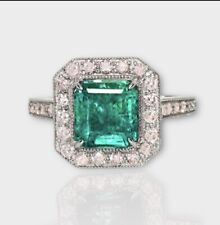 Anello con Smeraldo e Diamanti