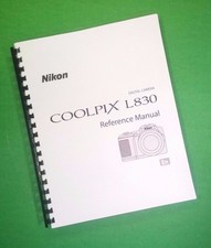 Owners Manual for Nikon L830