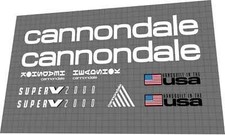 Set decalcomanie Cannondale Super V 2000 1993