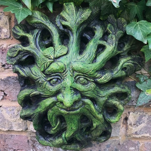 Root large green man wall - large,