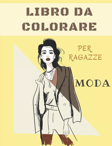 Libro colorare moda - da,