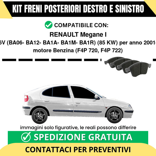 Pastiglie freno posteriori - freno,