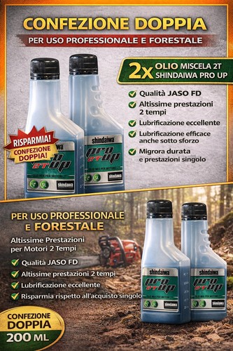 Olio miscela sintetic - olio, 2t