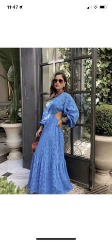 Maxi abito zara - maxi, xl/senza
