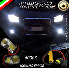 COPPIA LAMPADE FENDINEBBIA H11 LED CREE COB CANBUS AUDI A3 8P 6000K