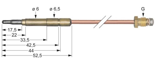 Sit termocoppia 200 009 m9x1 - 0.200.009,