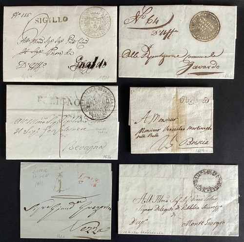 Italia prefilatelia 1800 1840 - prefilatelia, 1800-1840