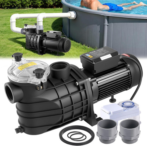 Pompa per piscina - piscina, terra