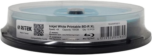 Ritek blu ray xl bdxl - blu-ray, bd-r