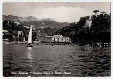 CARTOLINA  VICO EQUENSE MARINA EQUA E HOTEL SEIANO VIAGGIATA 1961