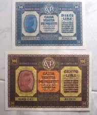10 lire CASSA VENETA DEI