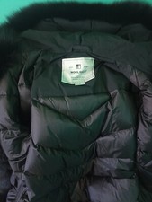 Giacca parka Woolrich da donna nero, taglia S, buone condizioni, molto caldo