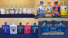 SET MIX BOTTIGLIE VUOTE TUTTI I TIPI - EMPTY BOTTLES MIX SET - GIN CHAMPAGNE ECC