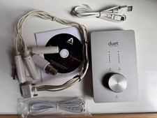 Interfaccia Audio Apogee Duet Firewire, completa di cavi e accessori