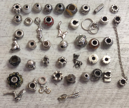 Pandora charms and silver - charms,