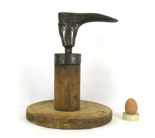 INCUDINE DA CALZOLAIO ANTICA PIEDE DI FERRO ANTICHI MESTIERI FORMA CIABATTINO SF