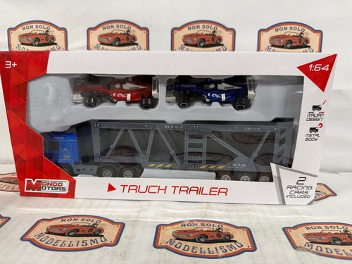 Truck trailer rancing cars - 2,