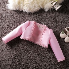 Bambina Giacca Bolero Raso