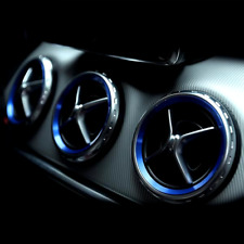 Anelli Cerchi blu per bocchette aria Mercedes classe A/B/GLA/C SPEDIZIONE GRATIS