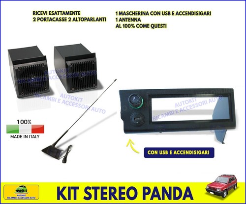 Kit casse stereo per panda - kit,