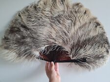 Meraviglioso  Ventaglio anni 20 in piume di struzzo. Grande Ed Introvabile .