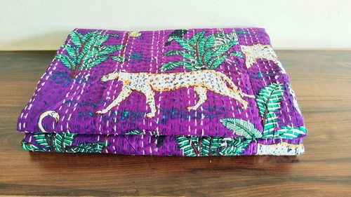 Coperta kantha cotone - in,