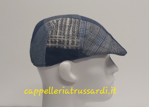 Coppola berretto blu patchwork - berretto,
