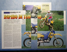 MOTOSPRINT991-PROVA / TEST-1991- HUSABERG MC 501 - PROVA NOVITA' - 3 fogli 