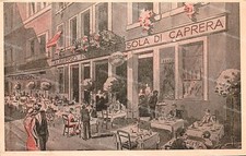 bg866 cartolina venezia albergo ristorante isola di caprera