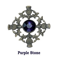 Uomo cardo scozzese viola - cardo,