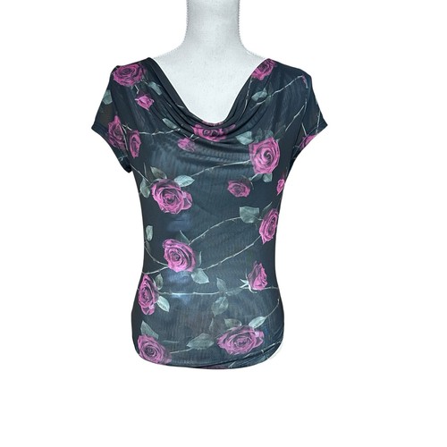 Top donna sweet lilac y2k - sweet,