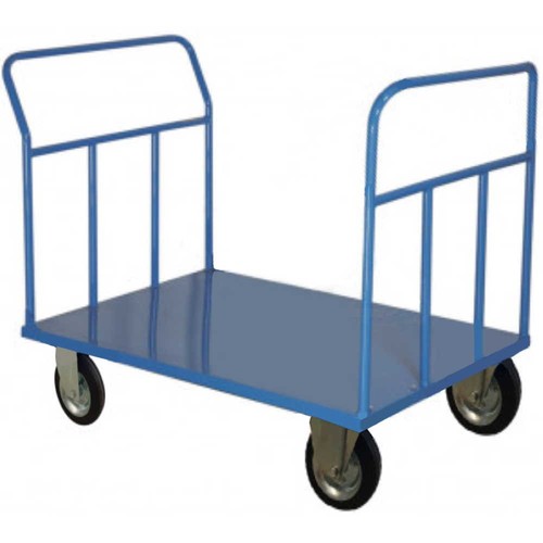 Carrello pianale due - , sponde