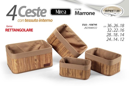 Contenitori marrone scuro - 4,
