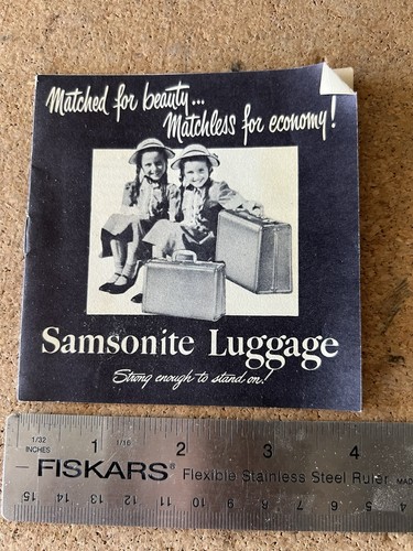 Libretto bagagli vintage