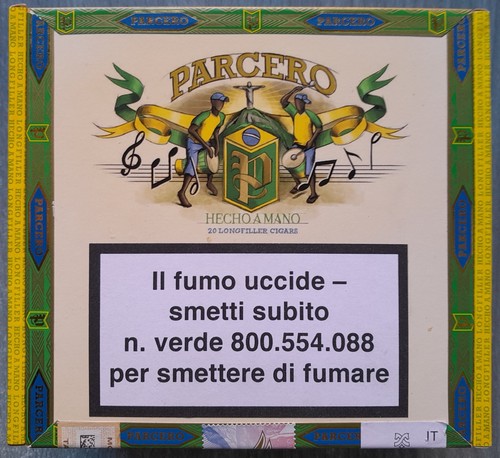 Scatola sigari parcero - sigari, 20