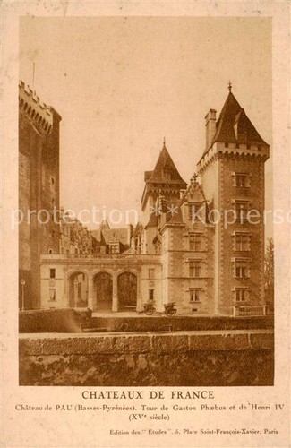 Pau chateau - tour, de