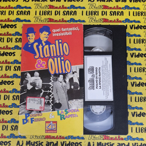 Vhs cartonata stanlio ollio - cartonata,
