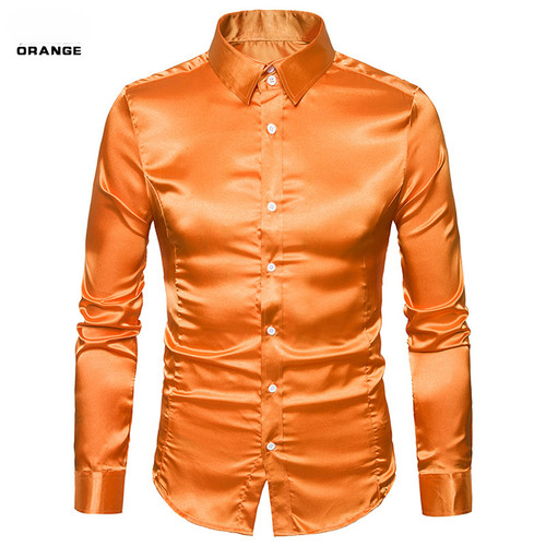 Camicia elegante uomo raso - elegante, in