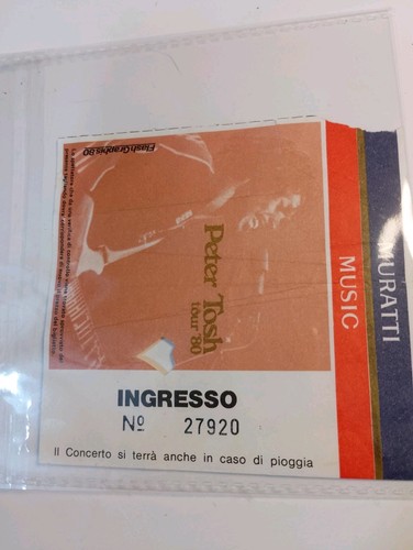 Peter tosh biglietto concerto - biglietto,