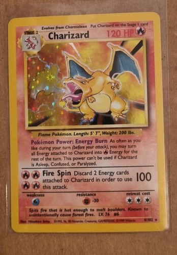 Pokemon charizard 102 base - 4/102,