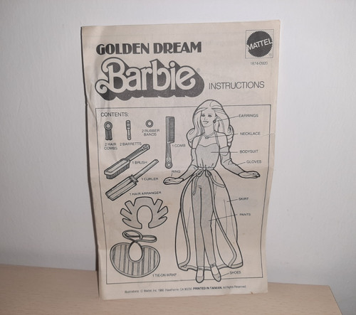 Libretto istruzioni barbie - libretto,