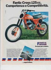 advertising Pubblicità -MOTO FANTIC CABALLERO-125 CROSS 80 MOTITALIANE MOTOCROSS