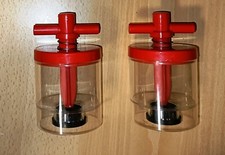 MACINA SALE E PEPE BODUM MADE IN DENMARK PLASTICA ROSSO ALTI 10 CM