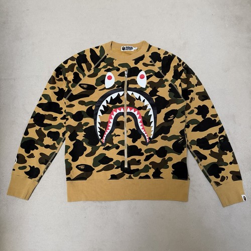 Felpa girocollo bape shark - shark, 1°