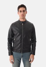 Men's Black Leatherette Jacket