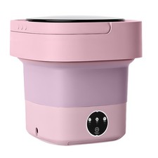 Mini lavatrice portatile pieghevole completa secchio 8 Lt centrifuga 3 programmi