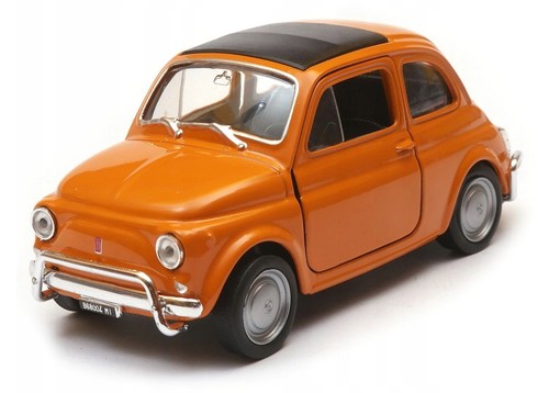 Welly nuova fiat 500 arancione - nuova,