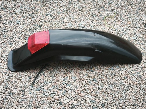 Garde boue arrière noir - , mat