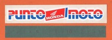 Adesivo Sticker Vintage Autocollant Aufkleber Moto Tuning HONDA Punto Moto