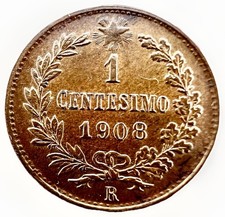 Italia 1 Centesimo 1908 (R) -